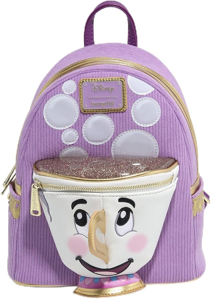Loungefly Disney Beauty and the Beast Chip Figural Corduroy Mini Backpack — BoxLunch Exclusive | Amazon (US)