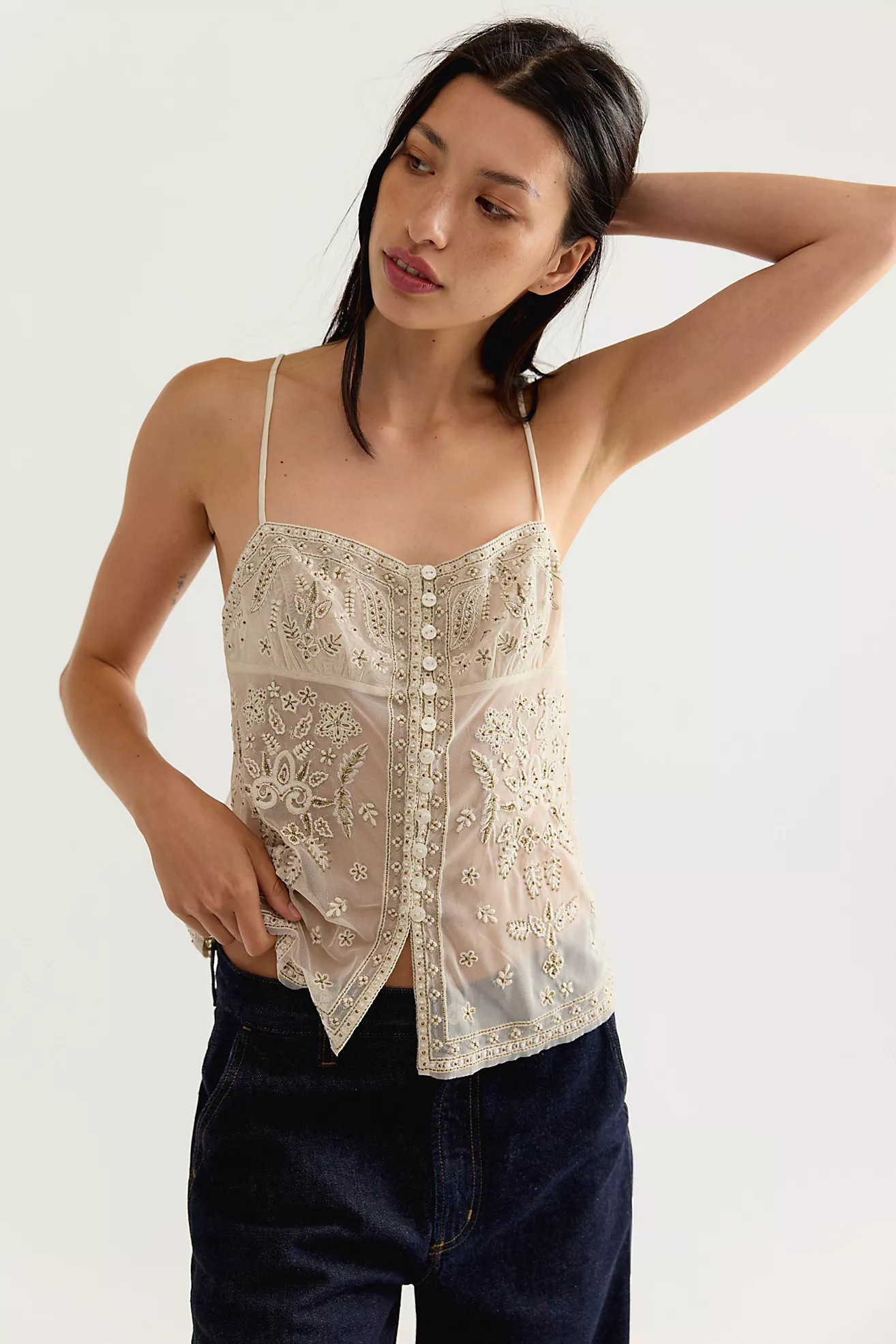 Aurora Embellished Top | Free People (Global - UK&FR Excluded)