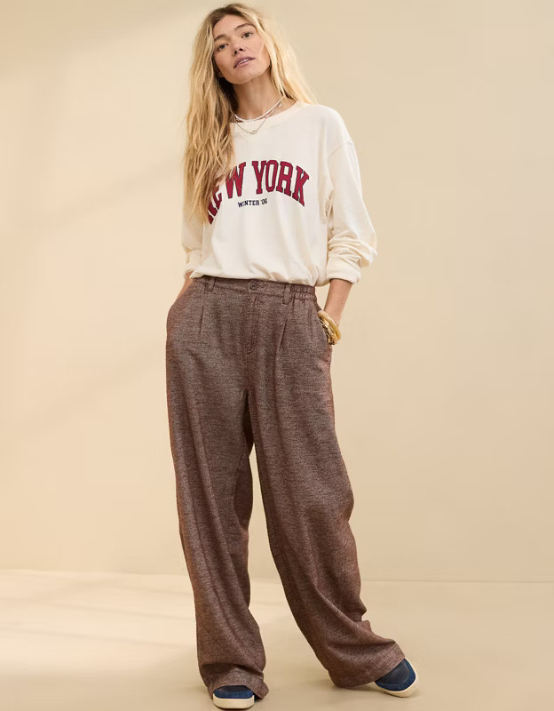 Aerie Anytime High Waisted Trouser | American Eagle Outfitters (US & CA)