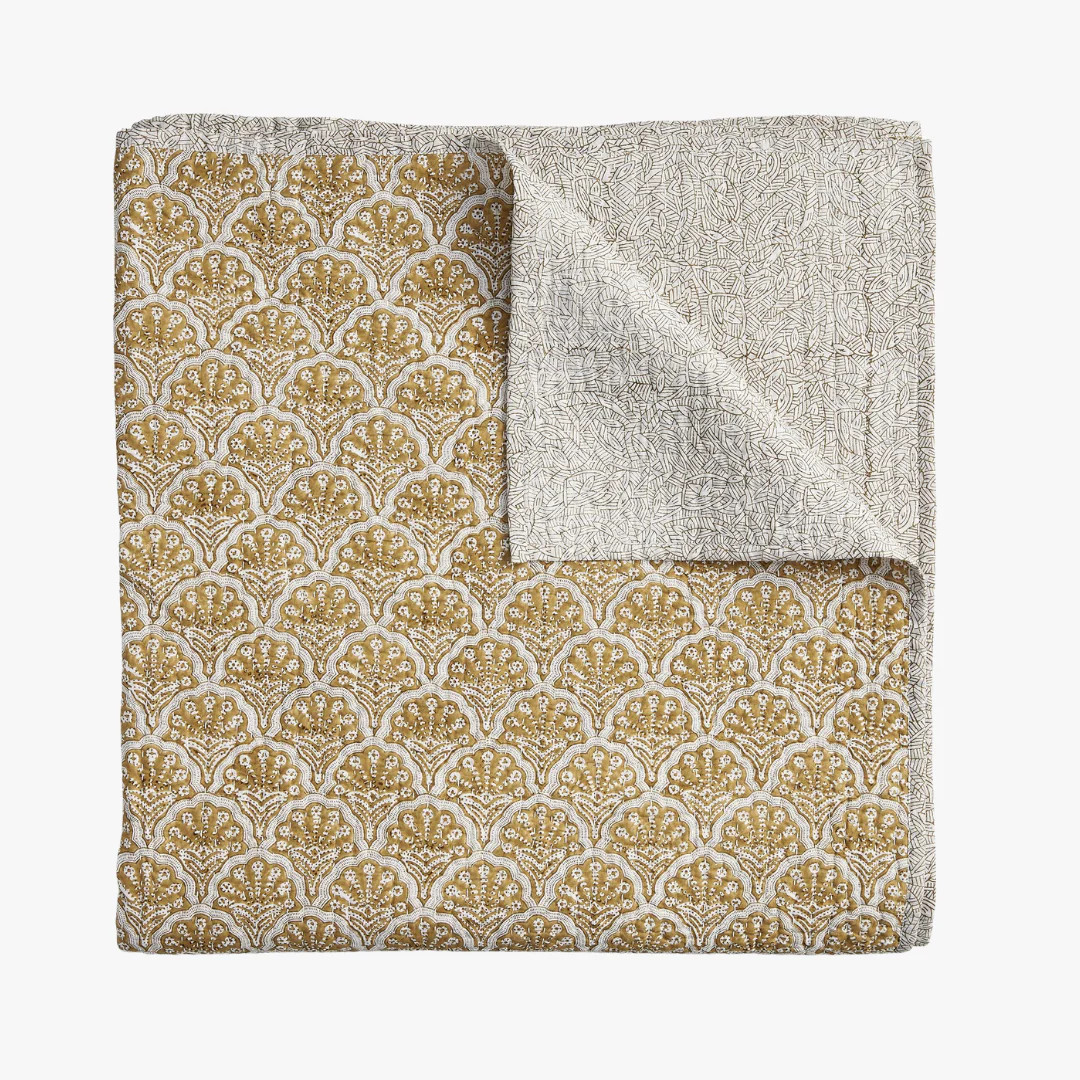 St Tropez Saffron Quilt | Dear Keaton