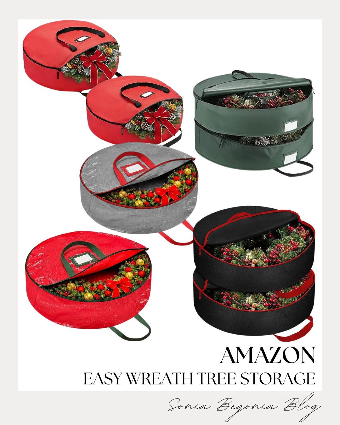 HOLIDAY STORAGE: Wreaths, Ribbons, & Organized Traditions! 🎄

Embrace the post-holiday season with this perfectly balanced organization solution! ✨

We are obsessed with the statement pieces: heavy-duty circular wreath storage bags in festive red, forest green, and classic black with red trim. Balance your seasonal decor by keeping delicate wreaths protected in moisture-resistant, zippered cases that prevent crushing and dust buildup. Finish the look with smart, functional details: reinforced carrying handles for easy transport to the attic or garage, clear ID tag windows for effortless labeling, and a variety of sizes to fit everything from small door wreaths to oversized holiday greenery!

#HolidayOrganization
#ChristmasStorage
#OrganizationHacks
#WreathStorage
#PostHolidayCleanup
#HomeOrganization
#ChristmasDecor
#StorageSolutions
#AmazonFinds
#HolidayCleanUp
#Decluttering
#LTKHome
#LTKUnder25
#GetOrganized
#HomeHacks


#LTKHoliday #LTKFindsUnder50 #LTKHome