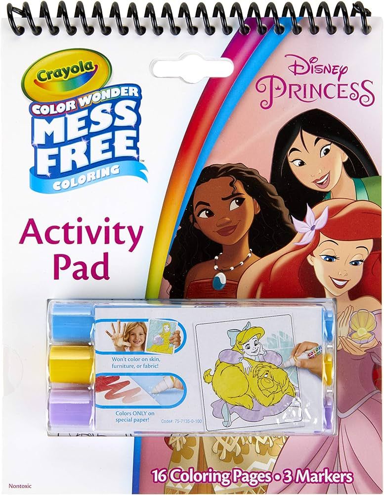 Crayola Color Wonder Disney Princess Coloring & Activity Pad, Mess Free Coloring, Gift for Kids, ... | Amazon (US)