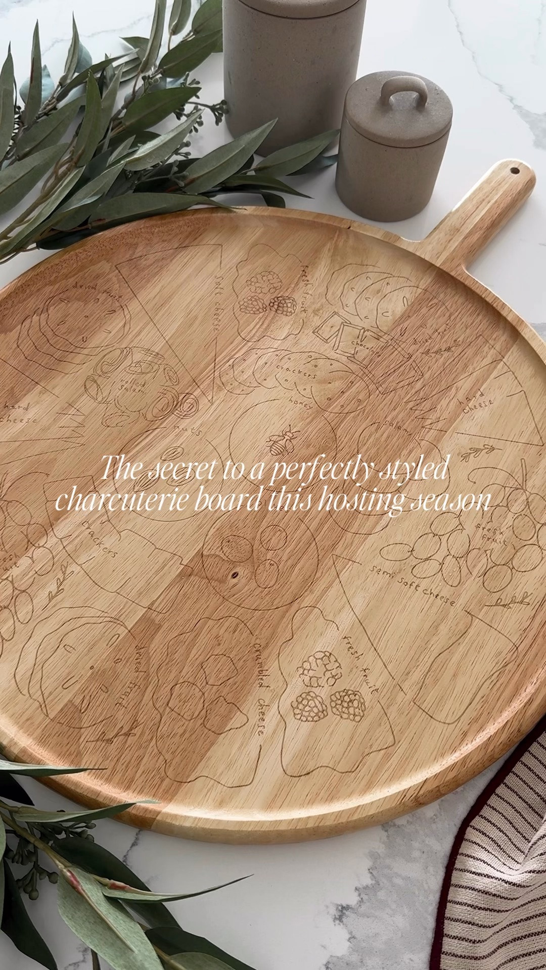 The secret to a perfectly styled charcuterie board this hosting season! 

I love how this board tells you exactl where to out everything, easy & effortless hosting! 

fall hosting, holiday hosting, charcuterie board, cheese board, hosting must haves, hosting essentials, serving board 

 #LTKSeasonal #LTKHome