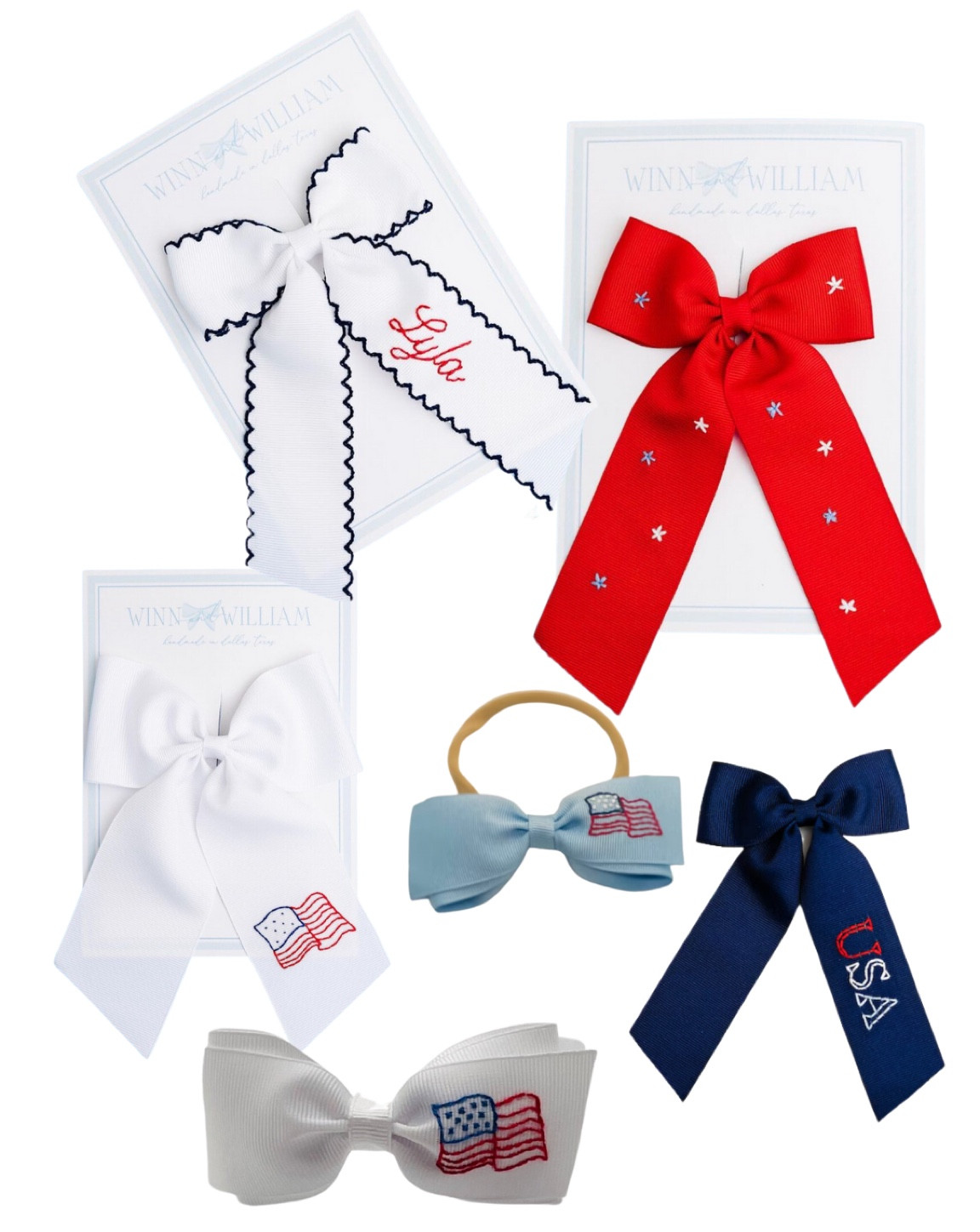 Patriotic bows fit for a future president! 

#LTKSeasonal #LTKbaby #LTKkids