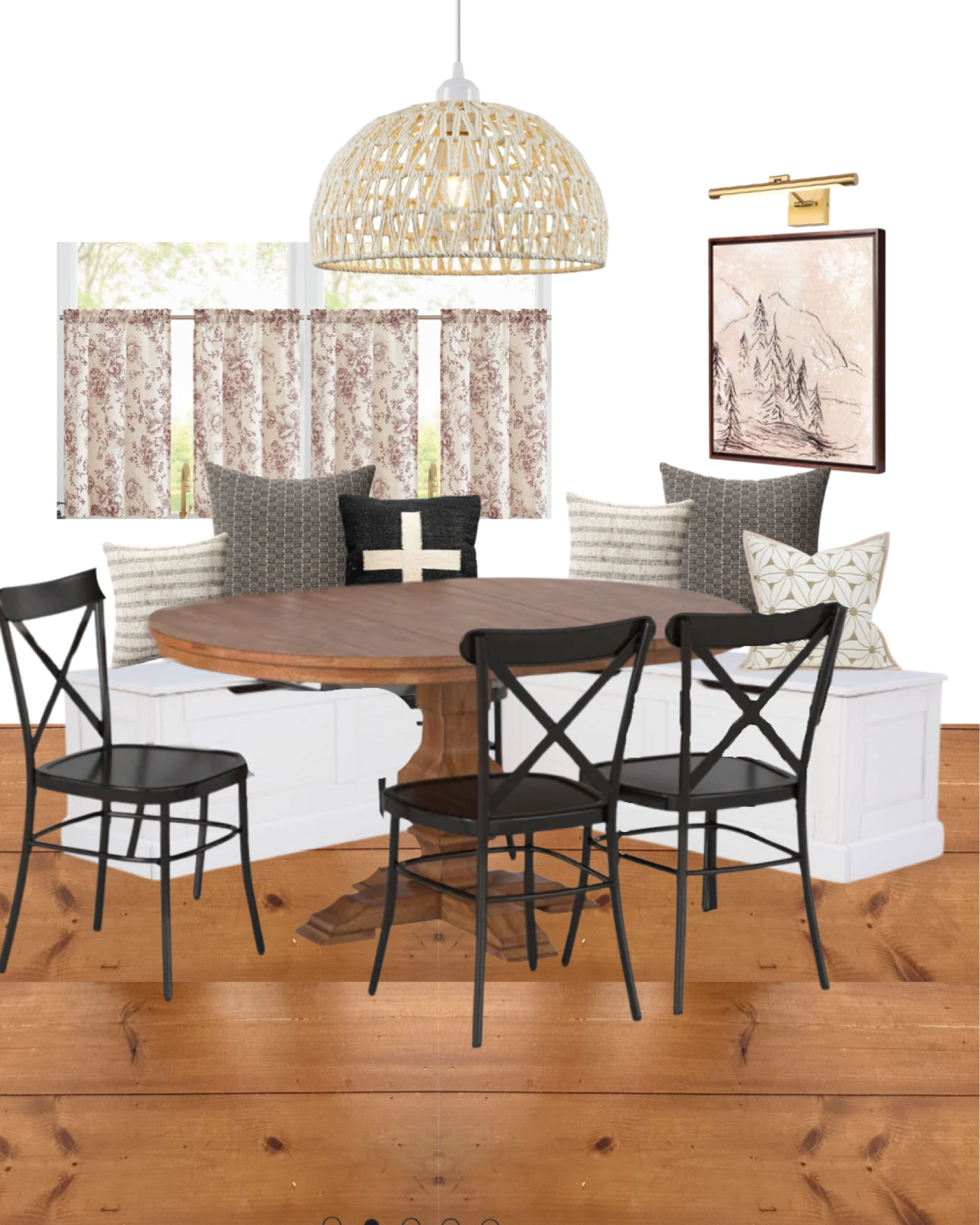 dining room makeover inspo
#breakfastnook #storagebench #banquette 

#LTKhome