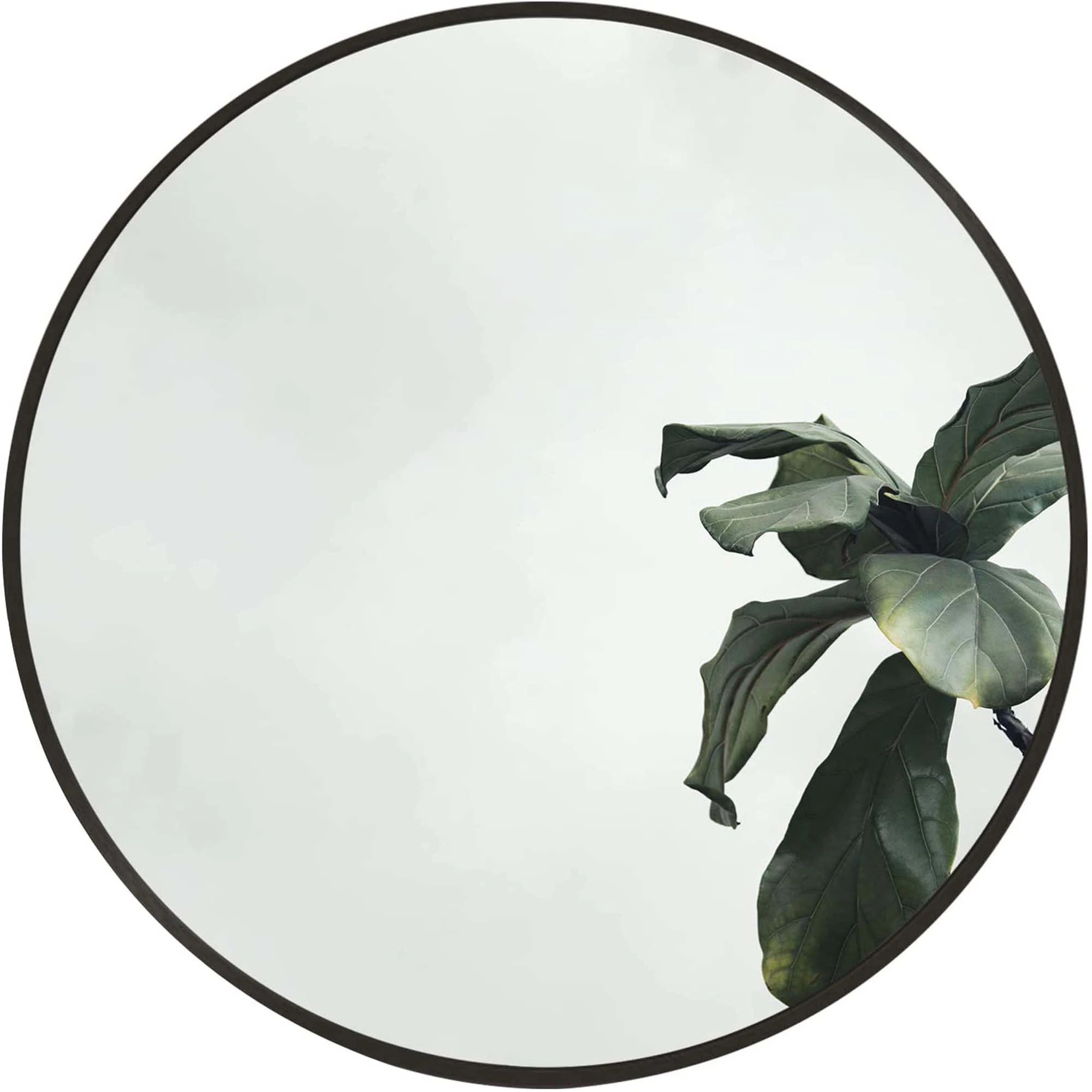 Hermien Bathroom Mirror Aluminum Alloy Wall Mirror | Wayfair North America