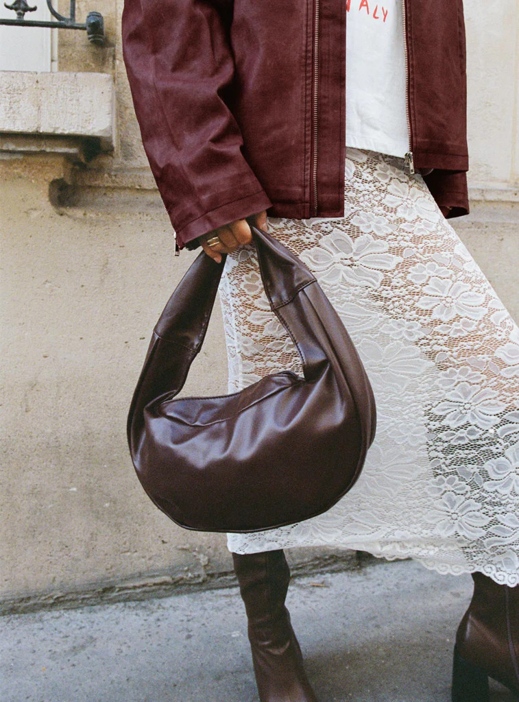 Prospect Park Shoulder Bag Chocolate | Princess Polly US