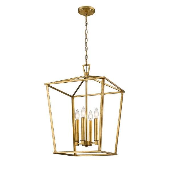 Farmhouse Modern Kitchen Island Lantern Gold Finish | Bed Bath & Beyond