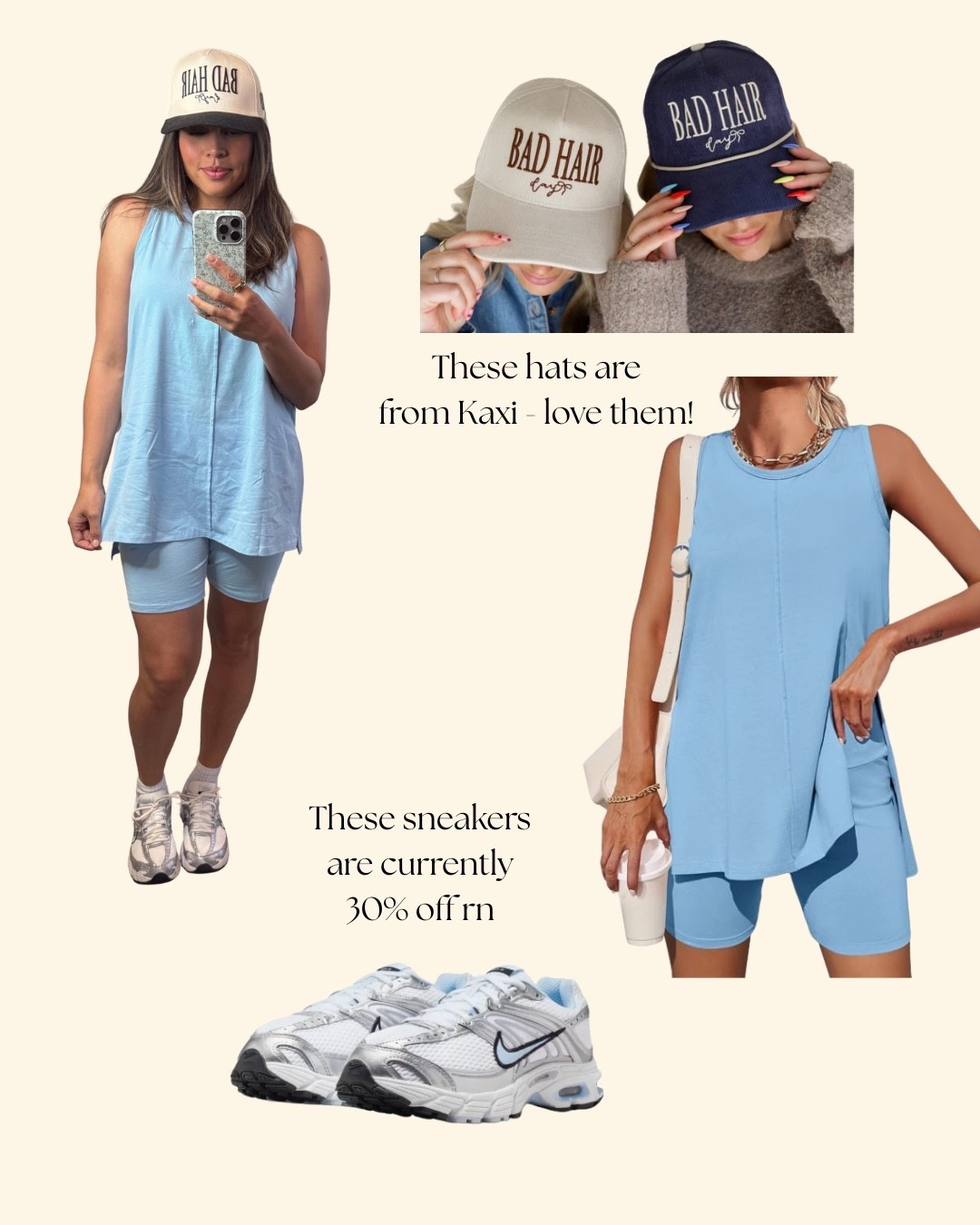 This matching set is as comfy as it looks 💙 Bonus: these sneakers are on sale right now!

#MatchingSet #AthleisureStyle #NikeStyle #LTKFinds #SummerLooks

#LTKootd #LTKmomlife #LTKgrwm