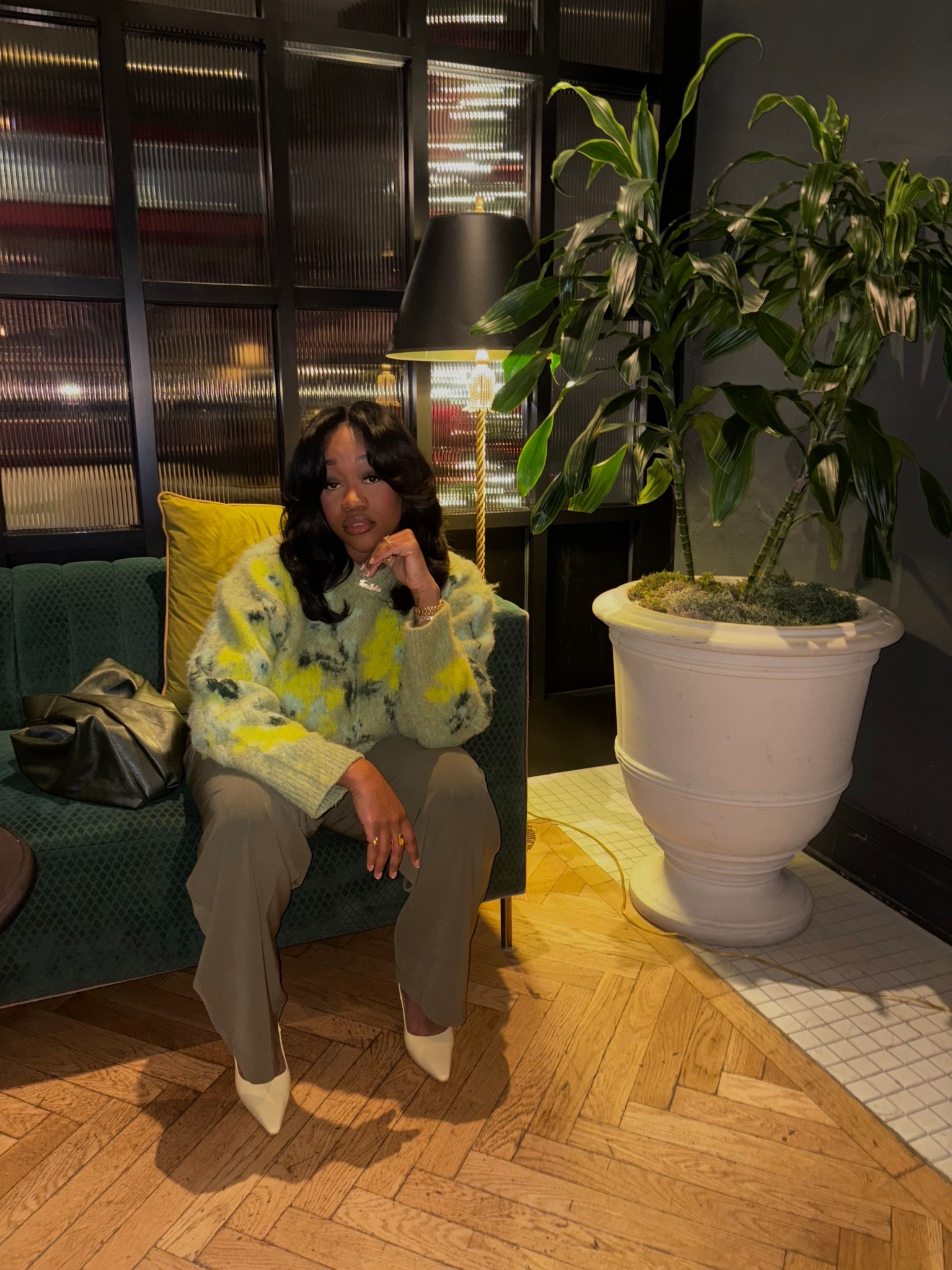 Pants are my outfit online THE IVY WIDE-LEG TROUSERS - BROWN
