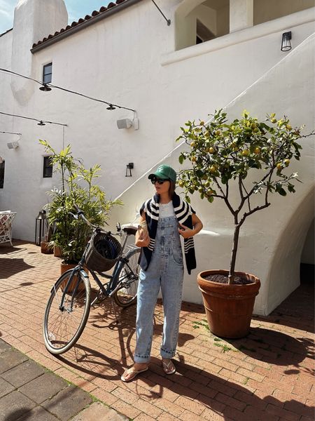 Casual weekend outfit! 

Overalls, trucker hat, tank, sandals, Spring outfit inspo. 

#LTKSeasonal #LTKstyletip #LTKtravel