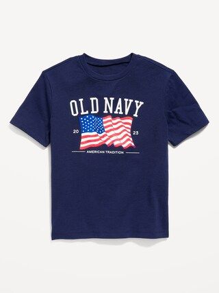 Gender-Neutral Short-Sleeve Logo-Graphic T-Shirt for Kids | Old Navy (US)