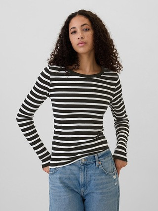 Favorite Stripe Crewneck T-Shirt | Gap Factory
