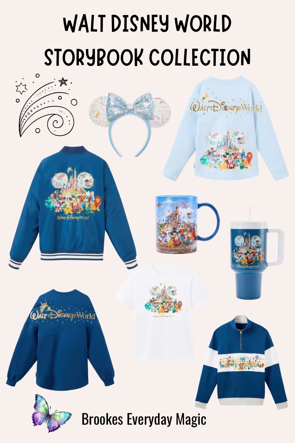 Disney store just released the new Walt Disney World Storybook collection and it’s so cute!! Love this design with different Disney characters.  The ears are so cute they have different character autographs printed on them. 

#LTKTravel