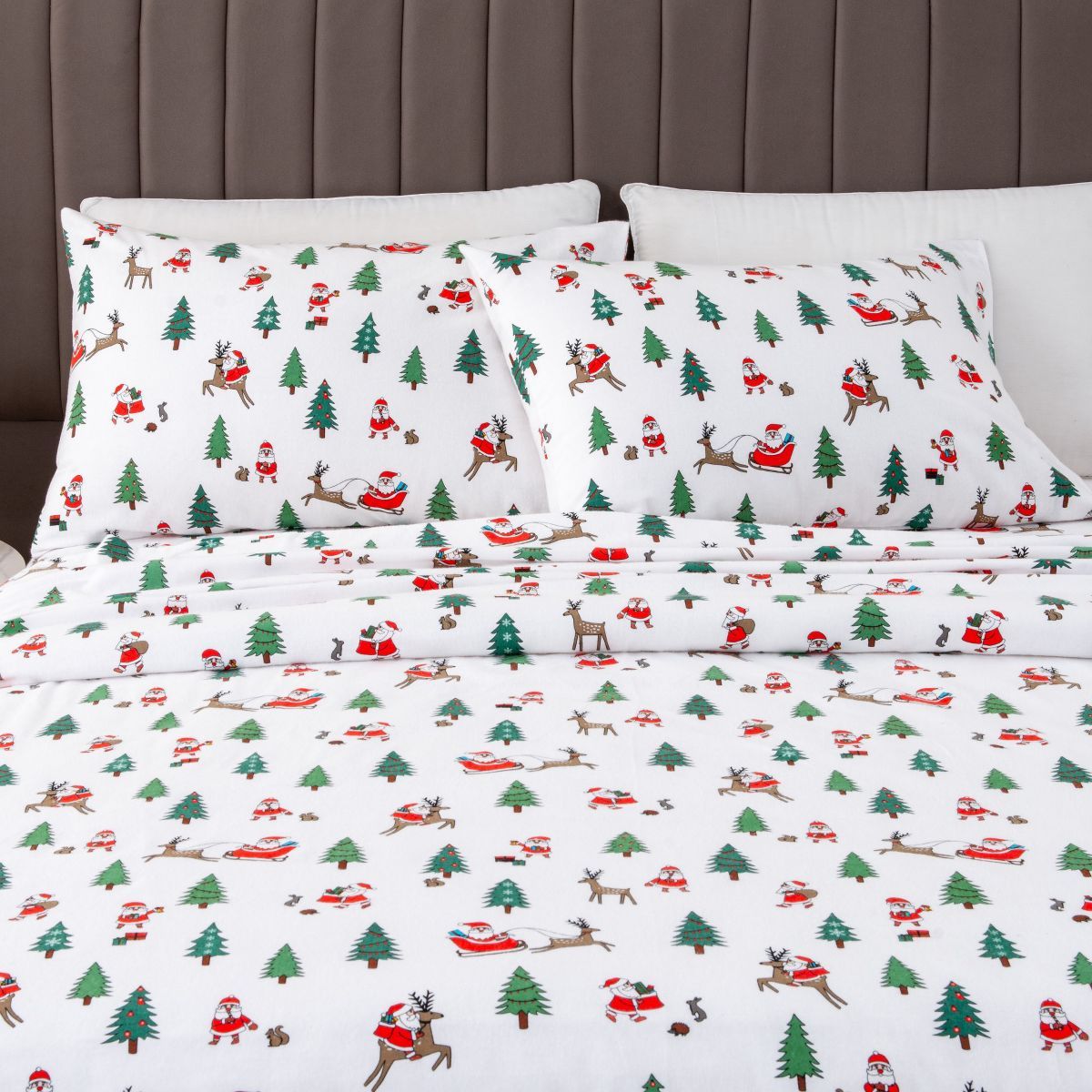 Great Bay Home Cotton Printed Flannel Sheet Set | Target