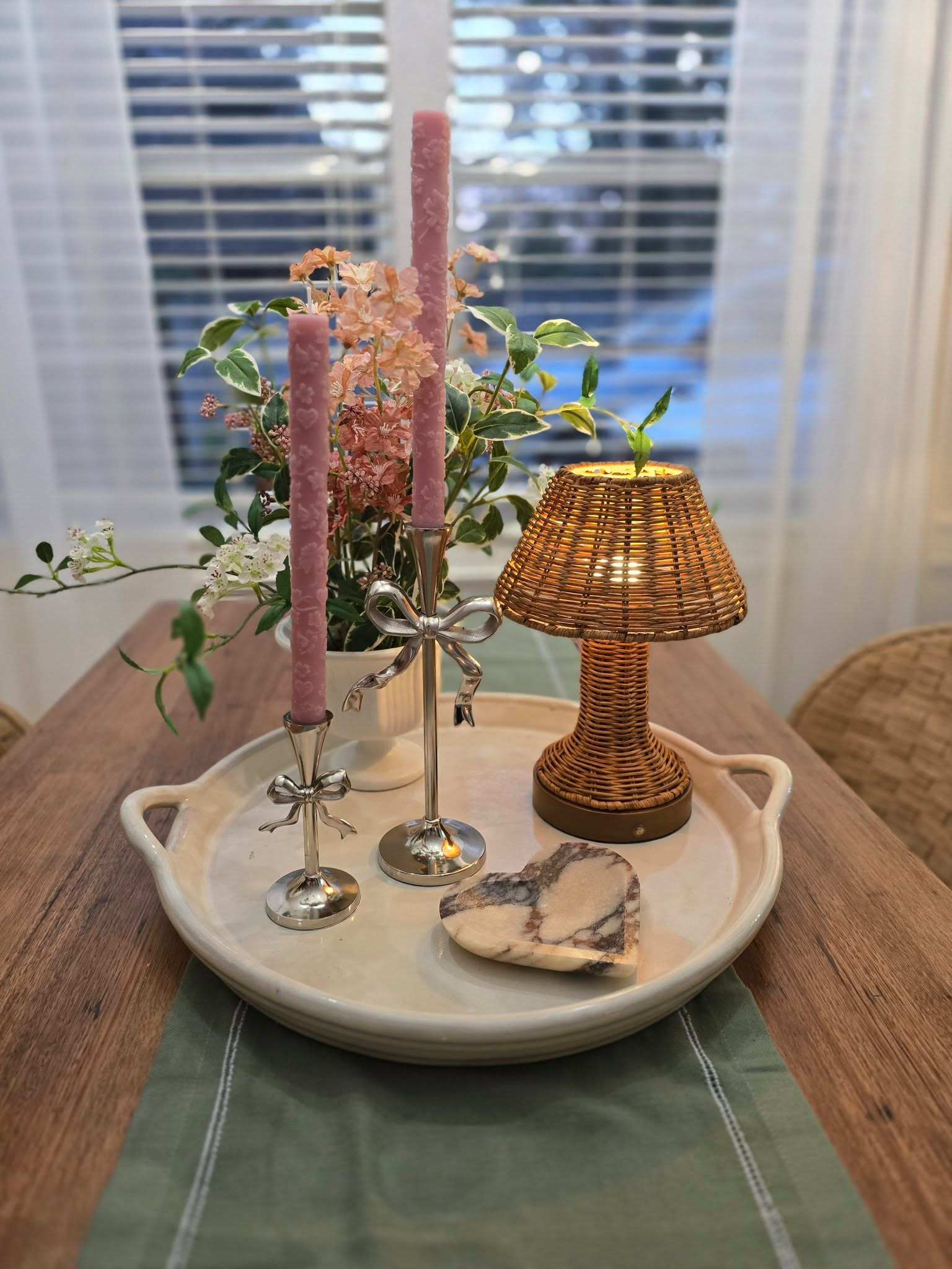 This Gorgeous Tray is HUGE 🫶 perfect in literally any spot 😍  

 #LTKValentine #LTKSeasonal #LTKHome