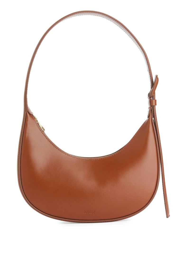 Leather Shoulder Bag - Brown - Ladies | H&M GB | H&M (UK, MY, IN, SG, PH, TW, HK)