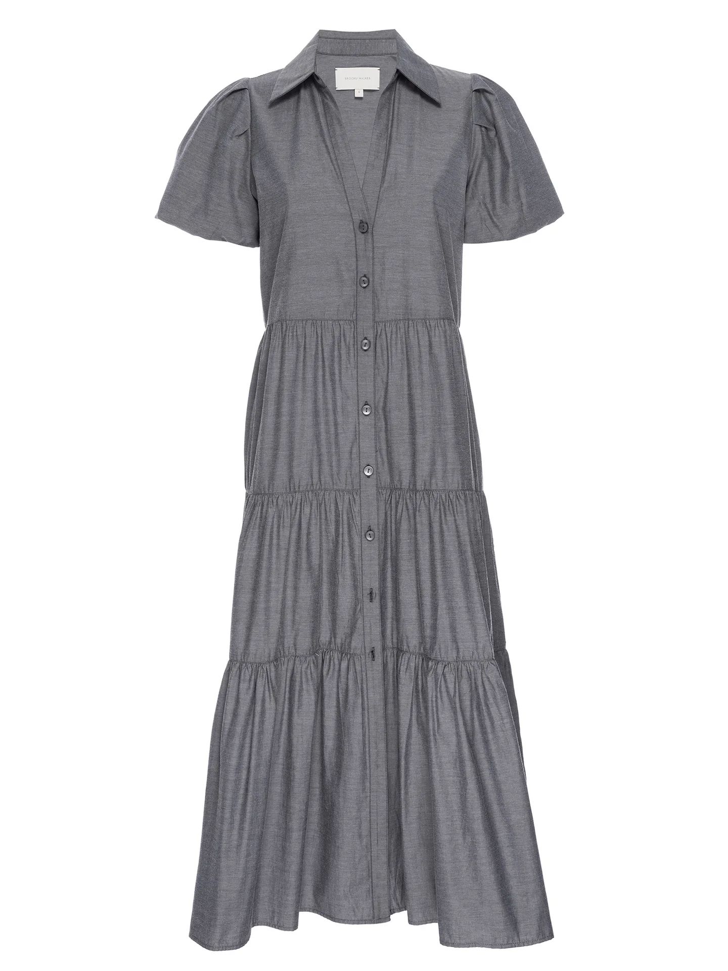 Brochu Walker Women's Havana Dress, Grey | Brochu Walker