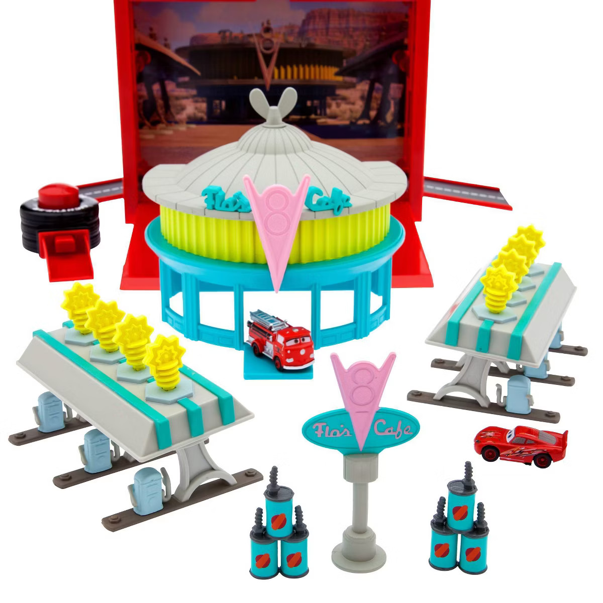 Disney Cars On-the-Go Flo's Cafe Playset | Target