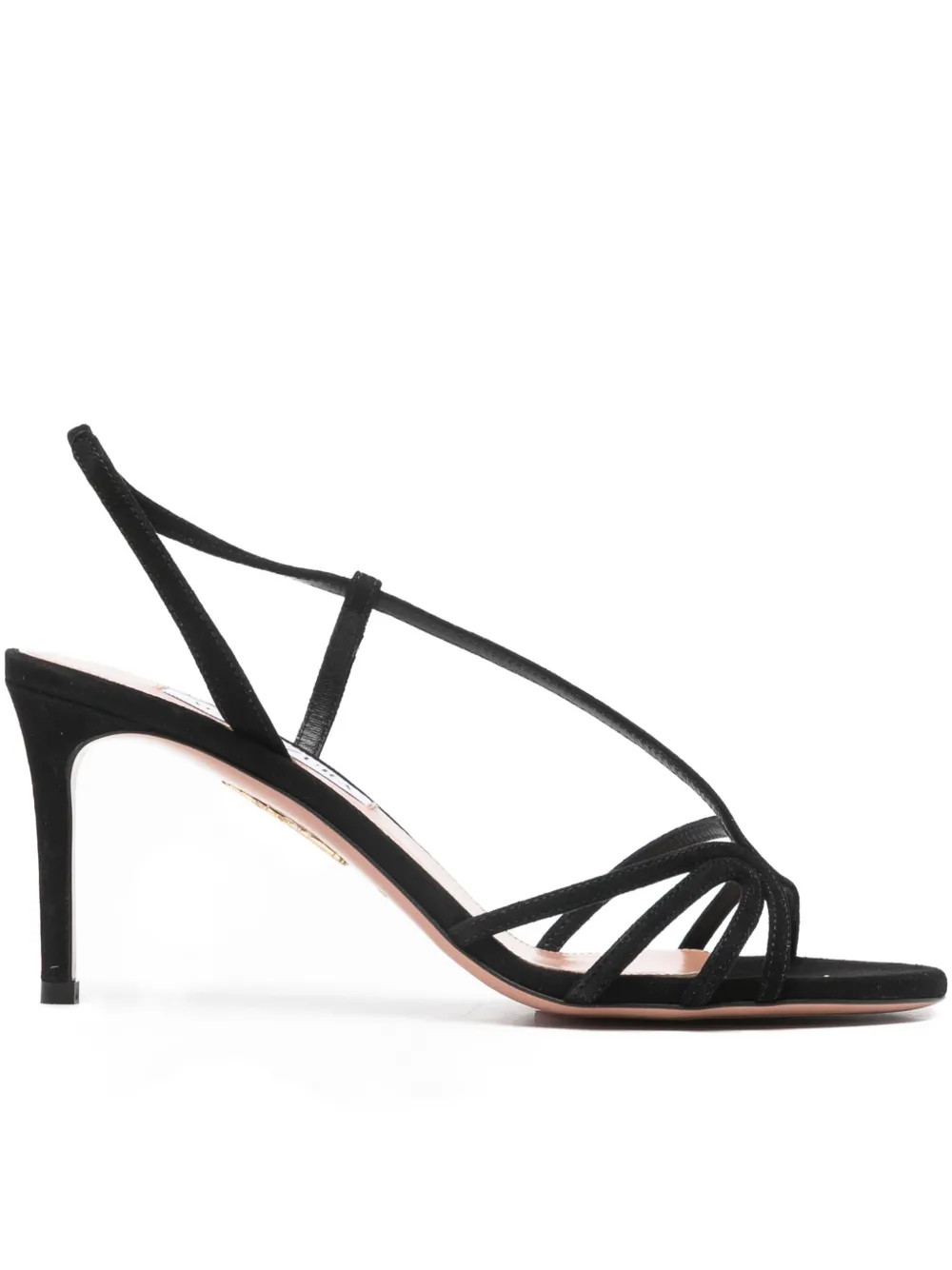 Aquazzura Talk To Me Slingback Sandals | Black | FARFETCH KR | Farfetch Global