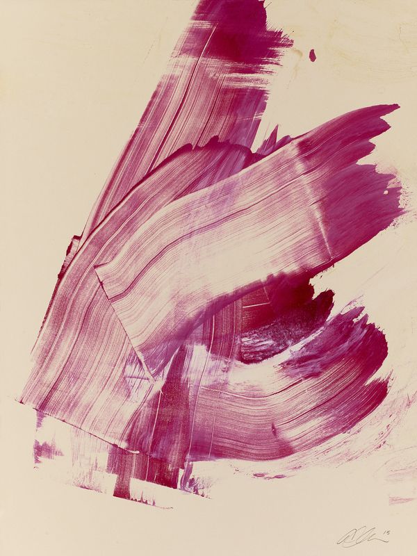 Hot Pink Abstract by Anna Ullman on Artfully Walls | Artfully Walls