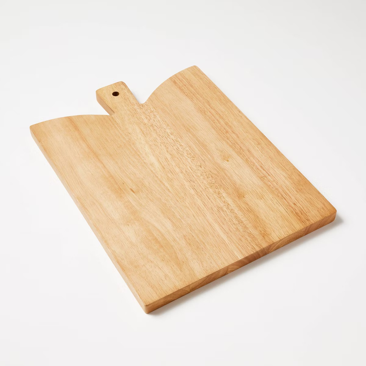 Angled Paddle Serving Board Brown - Threshold™ designed with Studio McGee: Rubberwood Tray with... | Target