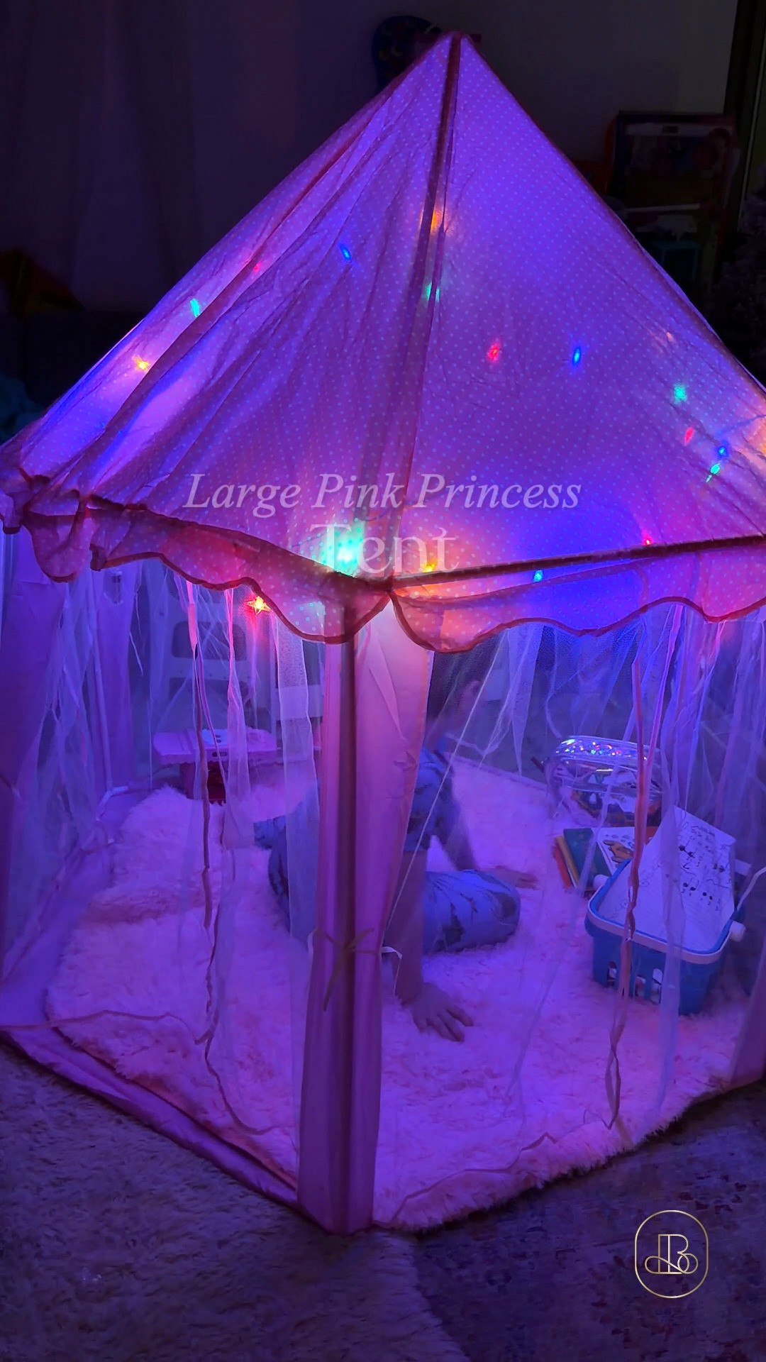 Step right into a fairytale dream with this enchanting hexagonal castle tent! 🏰 Soft mesh curtains drape gracefully around a spacious frame, while warm star lights cast a magical glow over afternoon playdates and storytime sessions. Ideal for imaginative pretend play, cozy reading nooks, tea parties, and sleepovers! 👑

#LTKKids #LTKToddler #LTKFinds #LTKunder50 #Monobeach #PrincessTent #PlayroomInspo #KidsRoomDecor #ToddlerLife