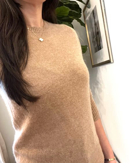 I love a crewneck cashmere sweater to run around in. This one is great for the price and fits longer good for us tall ladies  

#LTKstyletip #LTKunder100 #LTKunder50