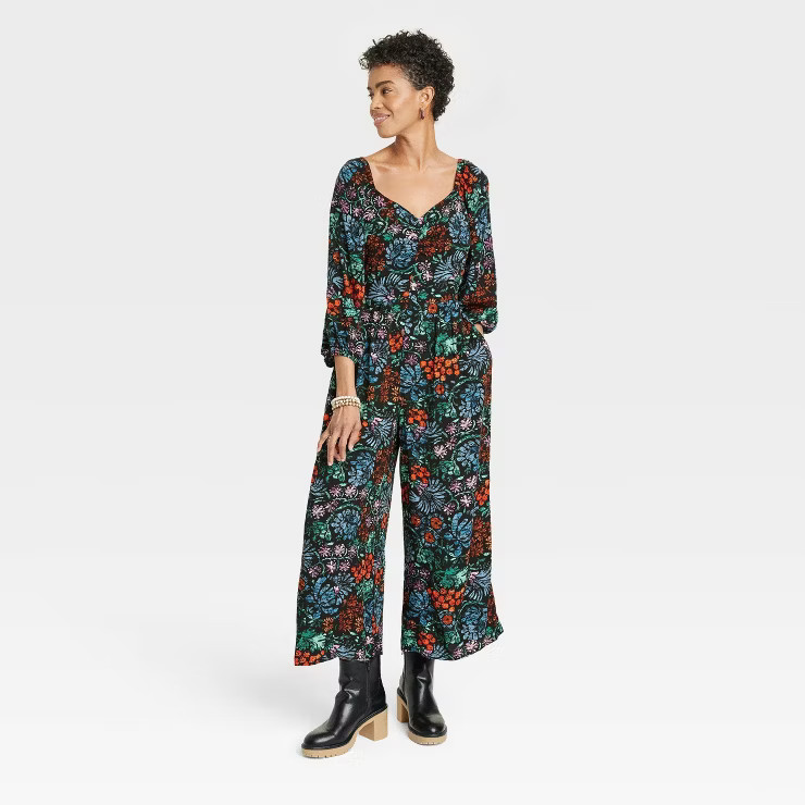 Women's Puff 3/4 Sleeve Jumpsuit - Knox Rose™ | Target