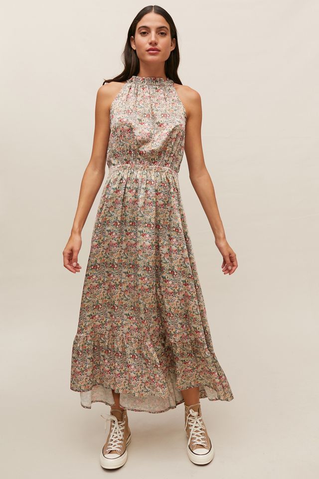 Dress Forum Floral Tiered Halter Dress | Urban Outfitters (US and RoW)