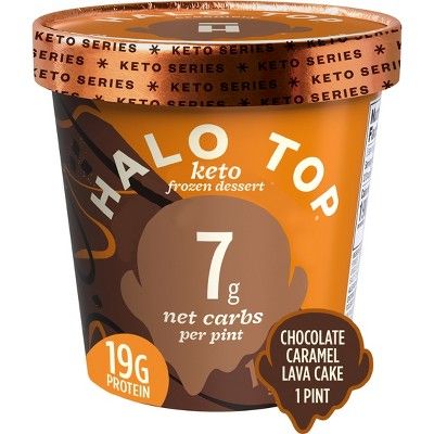 Halo Top Frozen Keto Chocolate Caramel Lava Cake - 16oz | Target