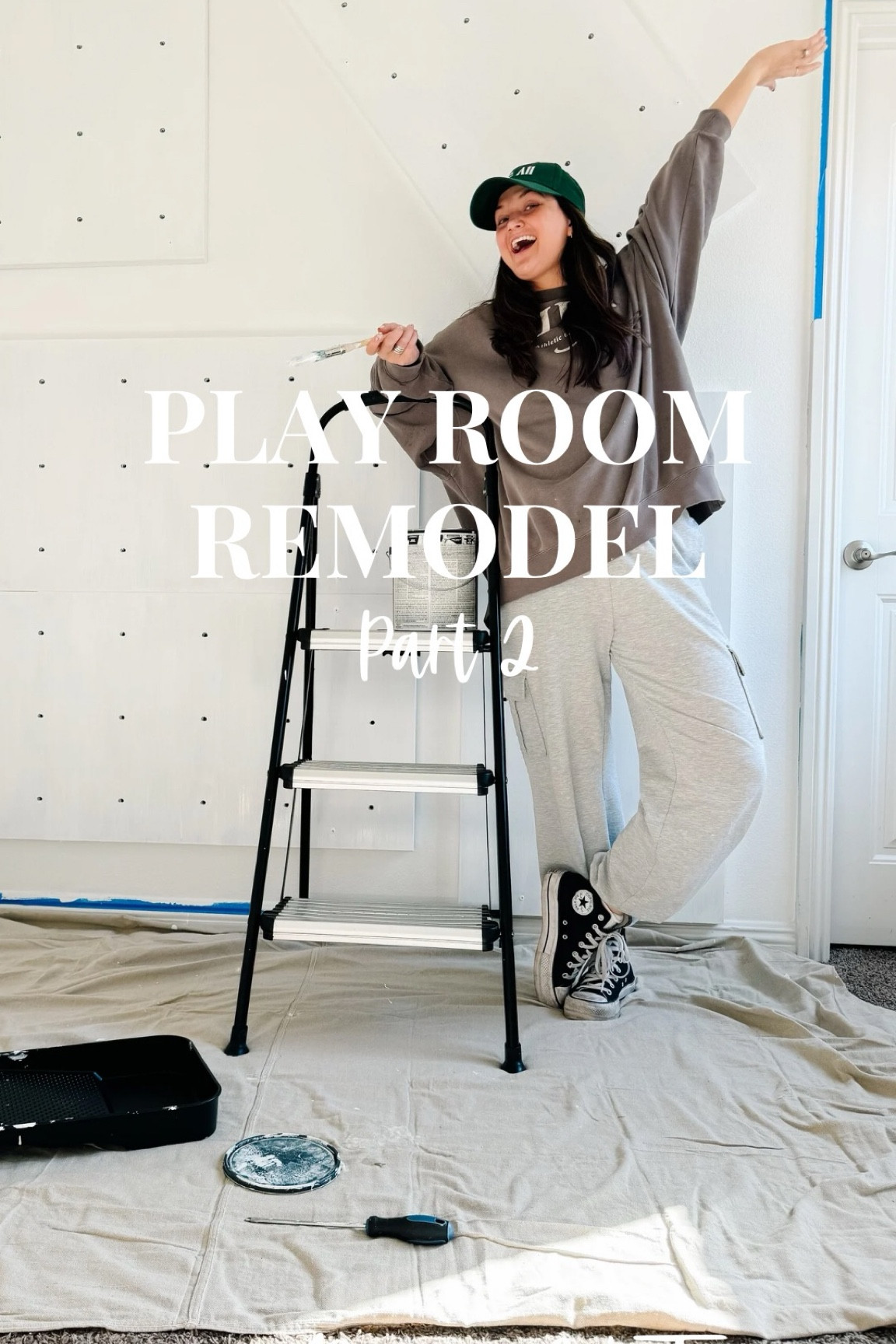 I cannot wait to see how this doodle rock wall turns out! 😍😅🫶🏼 The girls are going to have so much fun and it makes all the chaos so, so worth it! 

We used rock climbing panels from Tree Frog, which you can find on the blog! 👉purposefultoys.com

#LTKKids #LTKGiftGuide #LTKHoliday