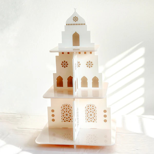 Barakahville Skyscraper Stand – A Towering Tribute to Islamic Architecture | WithASpin