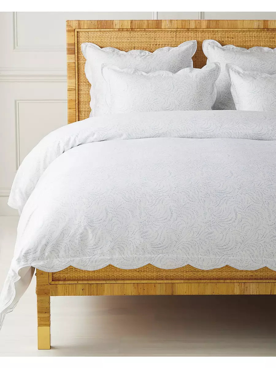 Priano Sateen Duvet Cover | Serena and Lily