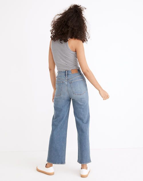 The Perfect Vintage Wide-Leg Crop Jean in Montclare Wash: TENCEL™ Denim Edition | Madewell