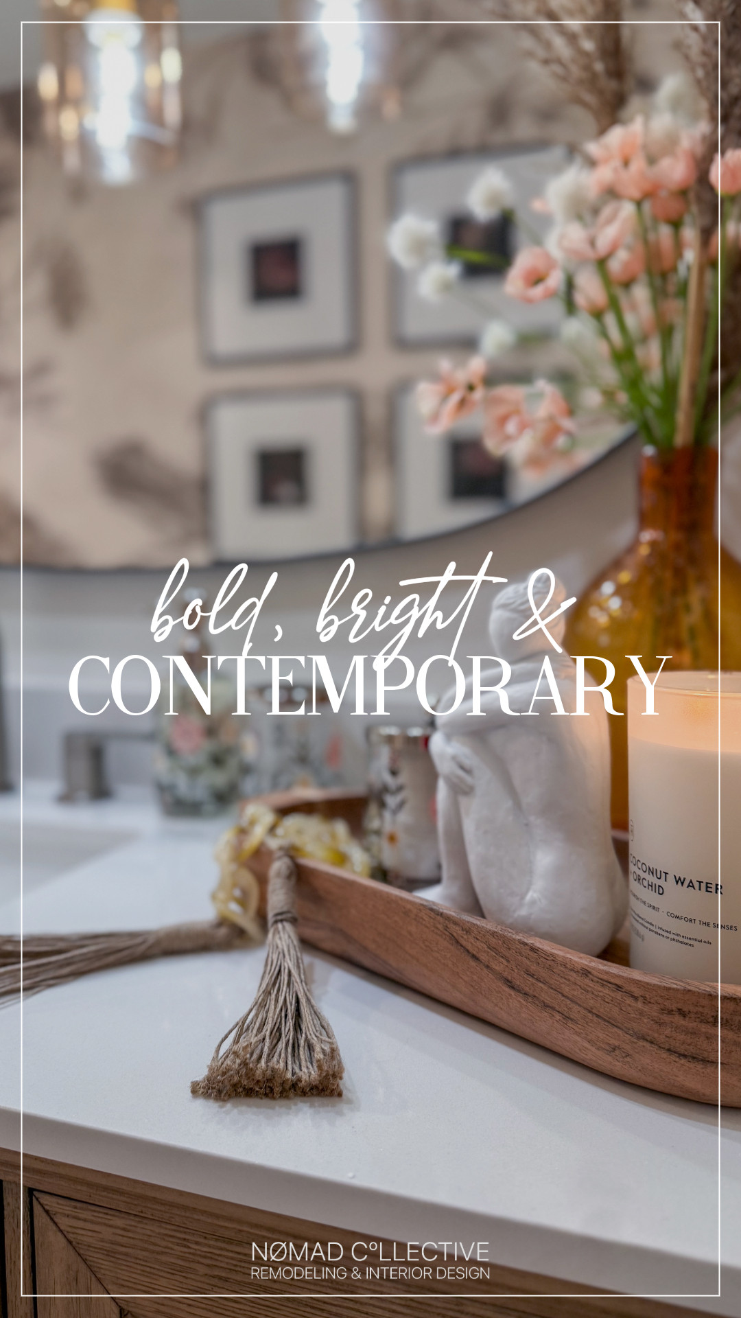 What was once a tired, dated bathroom has been completely transformed. Bold contrast, contemporary finishes, and thoughtful styling brought new life and personality to every corner of this bathroom remodel.

#LTKHome