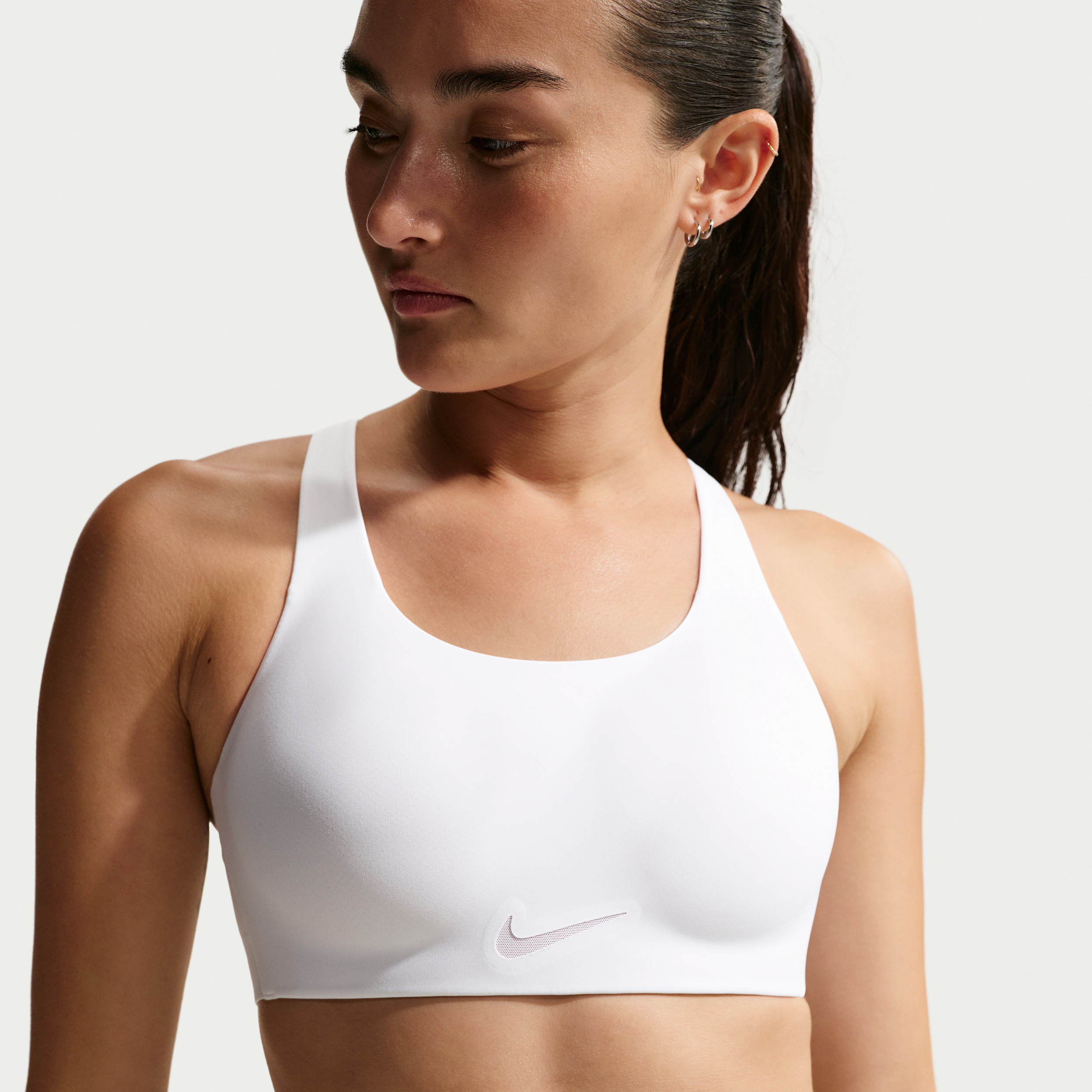 Nike Women's Rival Ultrahigh-Support Padded Sports Bra in White | FQ7387-100 | Nike (US)
