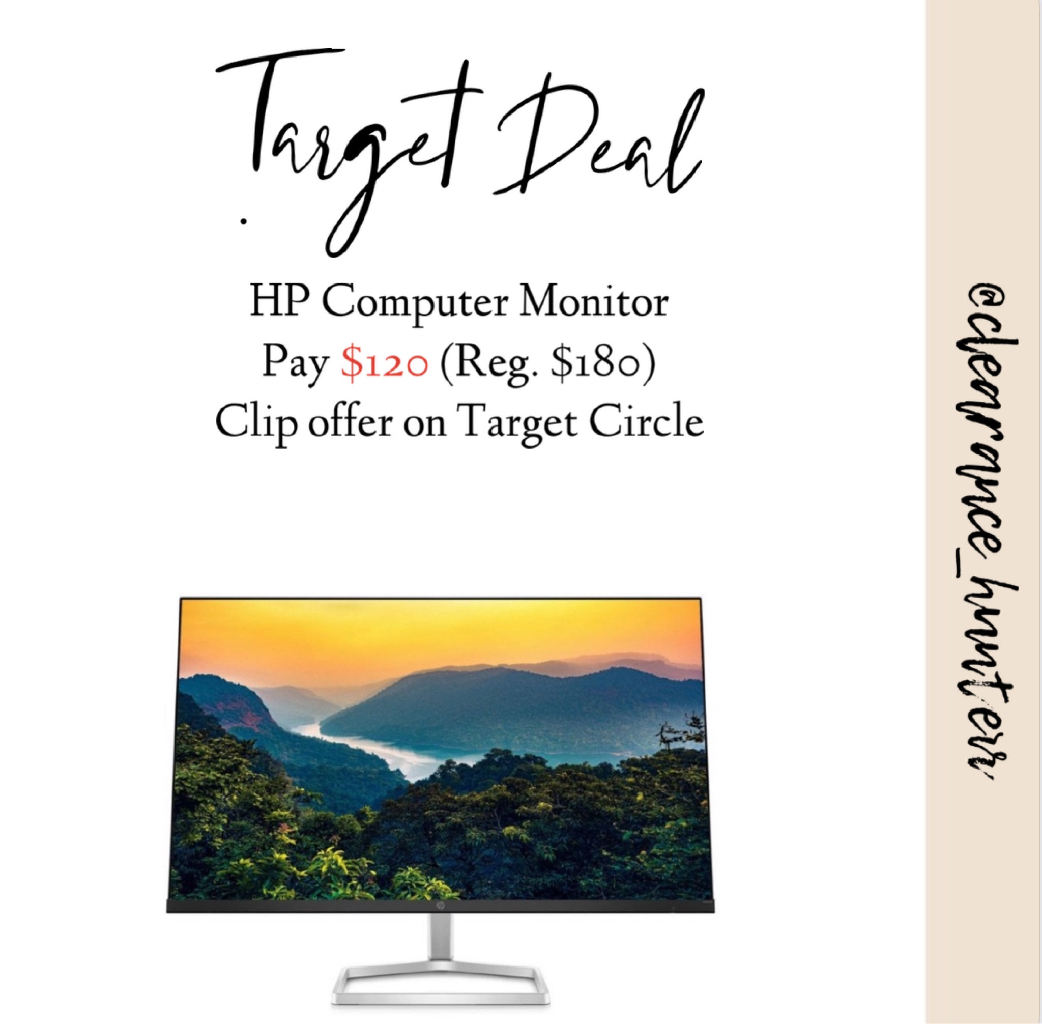 Take $60 OFF on HP Monitor at @target! @target #target

#LTKsalealert #LTKGiftGuide #LTKhome