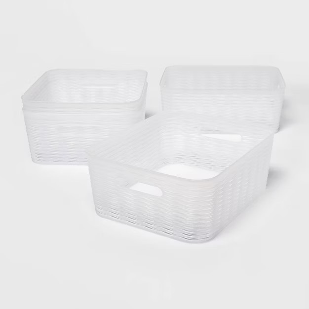 Set of 4 Medium Storage Baskets - Room Essentials™ | Target