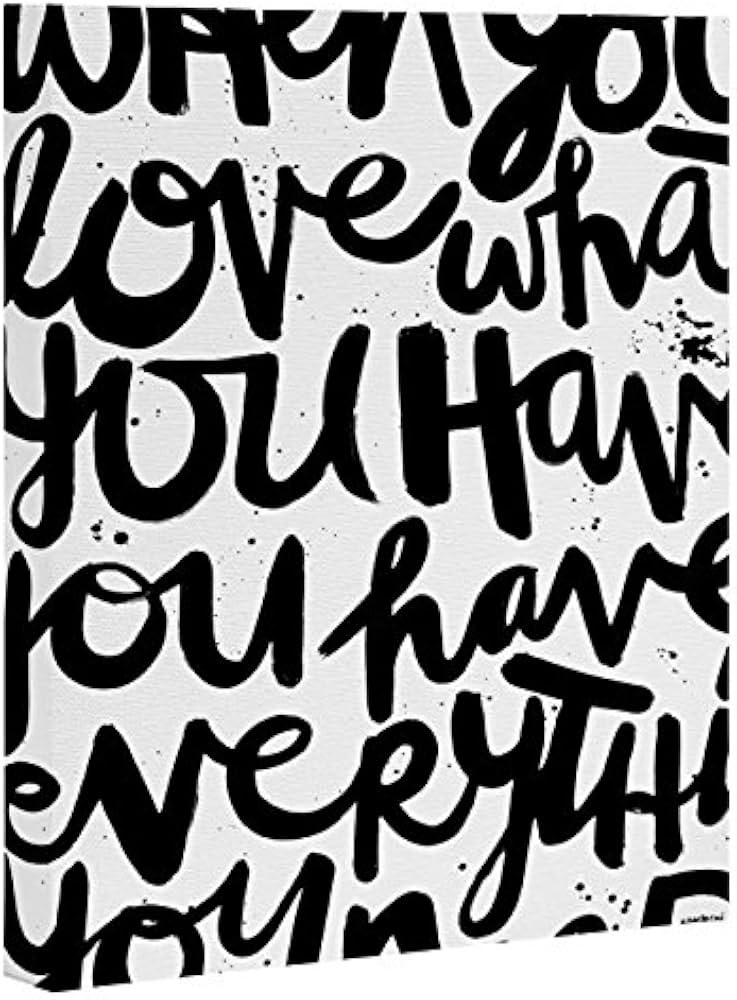 Deny Designs Kal Barteski If You Love Canvas Wall Art, 24 x 30 | Amazon (US)