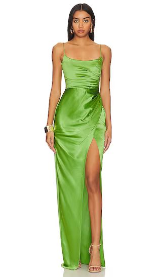 Perla Gown in Apple Green | Spring Gown Spring Formal Dress Spring Maxi Dress Spring Dress Maxi | Revolve Clothing (Global)