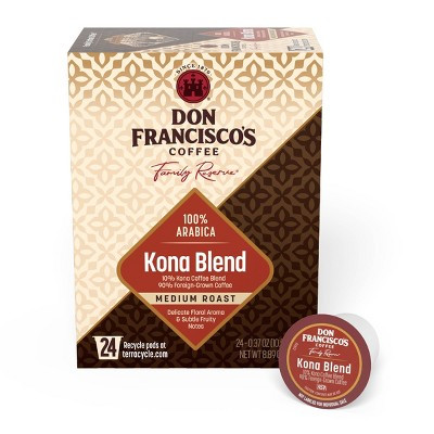 Don Francisco's Kona Blend Medium Roast Coffee - Single Serve Pods - 24ct | Target