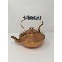 Vintage Copper Tea Kettle With Patina | Etsy (US)