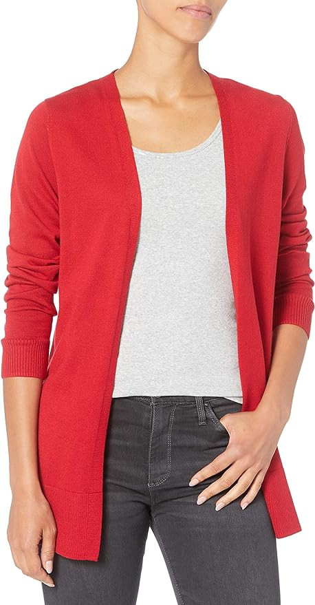 Amazon Essentials Women's Lightweight Open-Front Cardigan Sweater (Available in Plus Size) | Amazon (US)