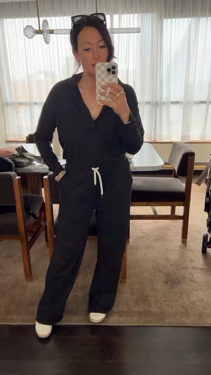 Vuori jumpsuit on sale! True to size - wearing a medium here but needed a small 

#LTKsalealert #LTKVideo #LTKfindsunder100