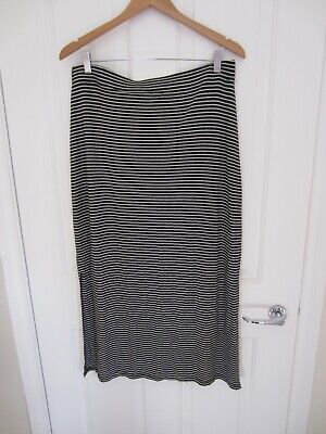 TARGET Black/White Striped Maxi Skirt (Size 14) | eBay AU