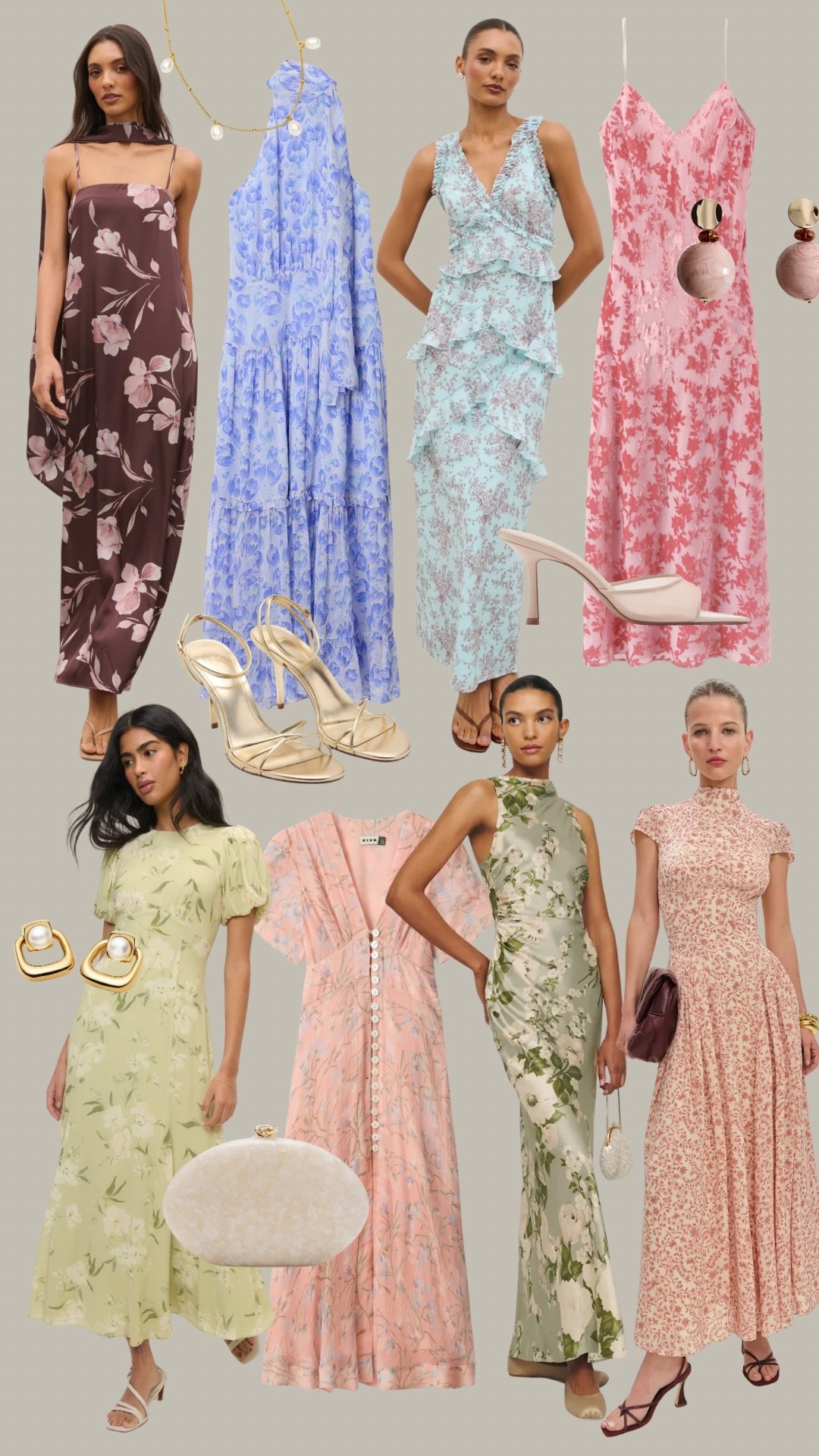 The Wedding Guest Floral Dress Edit 

#LTKwedding #LTKsummer #LTKspring