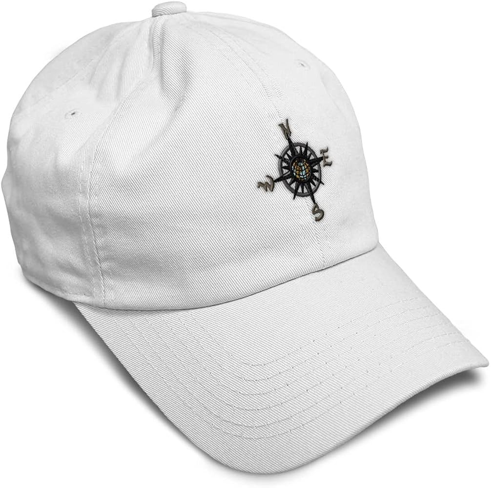 Soft Baseball Cap Nautical Compass Embroidery Boats Cotton Dad Hats for Men & Women | Amazon (US)