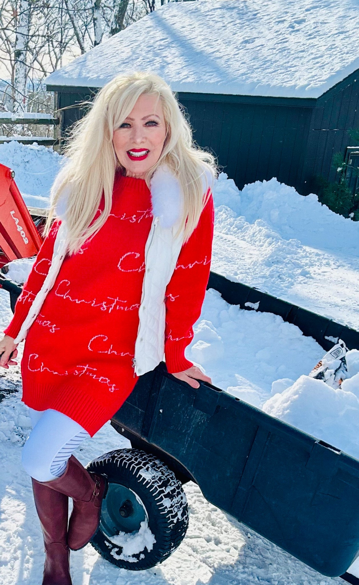 Red Christmas sweater dress @amazonfashion

#LTKHoliday #LTKGiftGuide