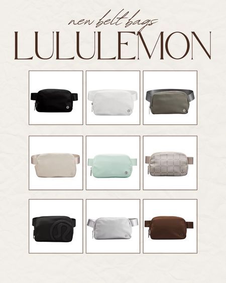 New belt bags from Lululemon! 

Lee Anne Benjamin 🤍

#LTKitbag #LTKfit #LTKunder50
